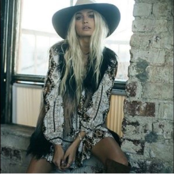 Free people Mixed print tunic. Size s - Picture 5 of 8